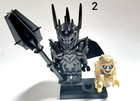 New Lego Lord Of The Rings Witch King Sauron Mouth Of Sauron Custom Minifigs