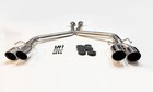 Exhaust Muffler Delete Axle Back Quad Tips For Lexus Is200t Is300 Is350 17-20