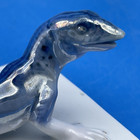 Oldest Volkstedt Germany Porcelain Figurine Of A Lizard On Plinth  C  1934