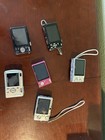 Lot Of 5 Digital Cameras Sony  Samsung Kodak Untested As Is No Chargers