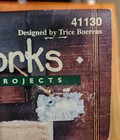 Vintage Bucilla   s Patchworks Easy Applique Kit 41130 Welcome Home 8x8 New