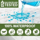 Incontinence Bed Pads  Single 100  Waterproof Mattress Protector Bamboo Sheet   