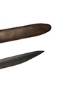 Ww1 Canadian Mkii Ross Rifle Bayonet W  Leather Scabbard