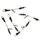 Line Connector 3 Way Rings Rolling Swivels Barrels Swivels Fishing Tackle