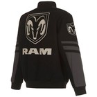 Authentic Dodge Ram  Embroidered Cotton Jacket Jh Design Black