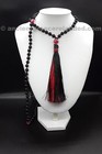 The Black Dragon 108 Tibetan Mala Tassel Necklace  Yoga Wrap Bracelet meditation