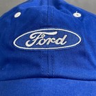 Vintage Ford Blue Patch Strapback Trucker Cap Hat Embroidered Logo New
