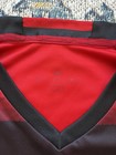 Adidas Portland Timbers Mls Soccer Jersey Black red Short Sleeve Striped