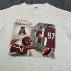 Vintage Csa Alabama Crimson Tide T Shirt Mens Xl Gray Roll Tide 90s Nutmeg