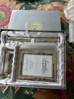 It   s A Boy - Stephan Baby Silver Tone Frame And Birth Certificate Tube Set