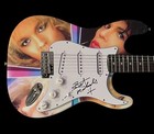 Bret Michaels Poison Signed Custom Look What The Cat Dragged In Guitar Jsa Coa