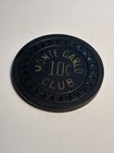 1940   s Monte Carlo Club 10   Casino Chip Black Las Vegas Collectible  rare 