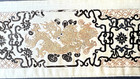 Antique Chinese Embroidered Silk Panel  With Dragon  Zz444