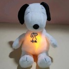 Glowing Breathing Snoopy Plush Toy Baby Sleep Aid Cute Calming Stuffed Animal