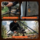 Coman T1sv5 Snap-open Carbon Fiber Tripod 68 9  Camera Fluid Video Head Support