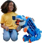 Hot Wheels City Toy Car Track Set  Ultimate T-rex Transporter  Hauler Transfo   