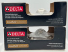  2  Delta Double Robe Hook - Satin Nickel Finish - Brand New - 136883