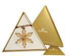 Nib Swarovski Scs 2015 Limited Edition Gold Christmas Crystal Ornament  5135903