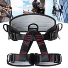 Fall Protection Safety Rock Climbing Harness Tree Half Body Waist Belt Rescue