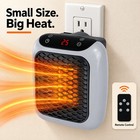 800w Electric Space Heater Ptc Ceramic Fast Heater Fan Remote Control Portable