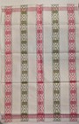 Vintage Linen Kitchen tea Towel White W red   Green Christmas-look Unused 