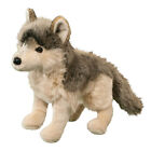 Smoke 16  Dlux Wolf Douglas Cuddle Toy Plush Stuffed Animal Gray Timber Husky
