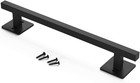 12    Antique Rustic Handmade Barn Door Handle  Black Flush Square Base Handle Pul