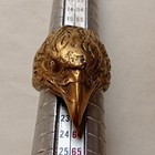 Antique Rare Ancient Viking Ring Bronze Eagle Artifact Authentic Stunning