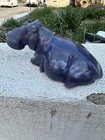 Wonderful Antique Vintage Laverdned Jade Hippo 
