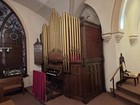 Hinners Organ Co  Vintage 61-key Brown Wood Pipe Organ With Bench