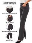 Mixmatchy Relaxed Boot-cut Stretch Office Pants Trousers Slacks