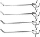 50 Pcs Pegboard Hooks 6 Inch  Heavy Duty Peg Hooks  Metal Shelving Hooks Fits   