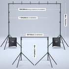 Linco Backdrop Stand For Parties Kit 10x7 Ft Studio Background Support System
