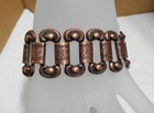 7  Vintage Solid Copper Heavy Book Chain Bracelet 1  Wide 29 3 Gm