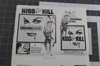 Kiss   Kill Blood Of Fu Manchu Ad Mat 1968 Jess Franco Christopher Lee Horror