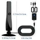 4k Rewave Antena  Tv Antenna  Suction Cup Tv Antenna Plug Play 3m Cable 2025 Usa