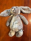 Jellycat London Woodland Bashful Bunny 12    Plush Stuffed Animal Brown Rabbit