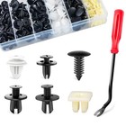 Otuayauto 150pcs Nylon Fasteners Replacement For Honda Bumper Retainer Clips