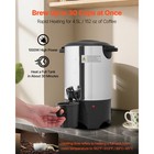 Uimoso 30-cup Commercial Coffee Dispenser  4 5l Stainless Steel Interior