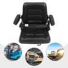 Forklift Seat Heavy Duty Driver Side Vehicle Tractor Seat Backrest Adjustable