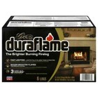 Duraflame Fire Logs 6 Pack - 4 5lb Bright Burning 3 Hour Burn Time Fast Lighting