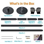 Serenelife Professional Spinning Dancing Pole Portable   Removable Fitness Pole 