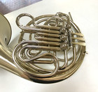 Very Clean Used Holton H-470 Double French Horn In Nickel-silver  With Case
