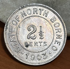 British North Borneo 1903-h 2 1 2 Cents Nice Condition