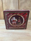 Vintage Coca-cola Christmas Salt Pepper Shaker Collectible Memorabilia 