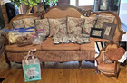 1946 Louis Xv French Revival Ornate Carved Sofa   Armchair Living Room Suite 