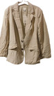 A New Day Women s Blazer Natural Beige Button Up Jacket  Medium