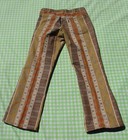Vtg 60s 70 s Levi s Sta-prest Big E Native Pattern Pants 32 X 29 Talon 42 Zipper