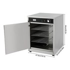 Electric Commercial Hot Box Food Warmer Countertop Heated Holding Cabinet 600w