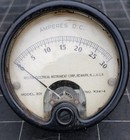 Vintage Weston Electrical Instrument Amperes D c  Model 301